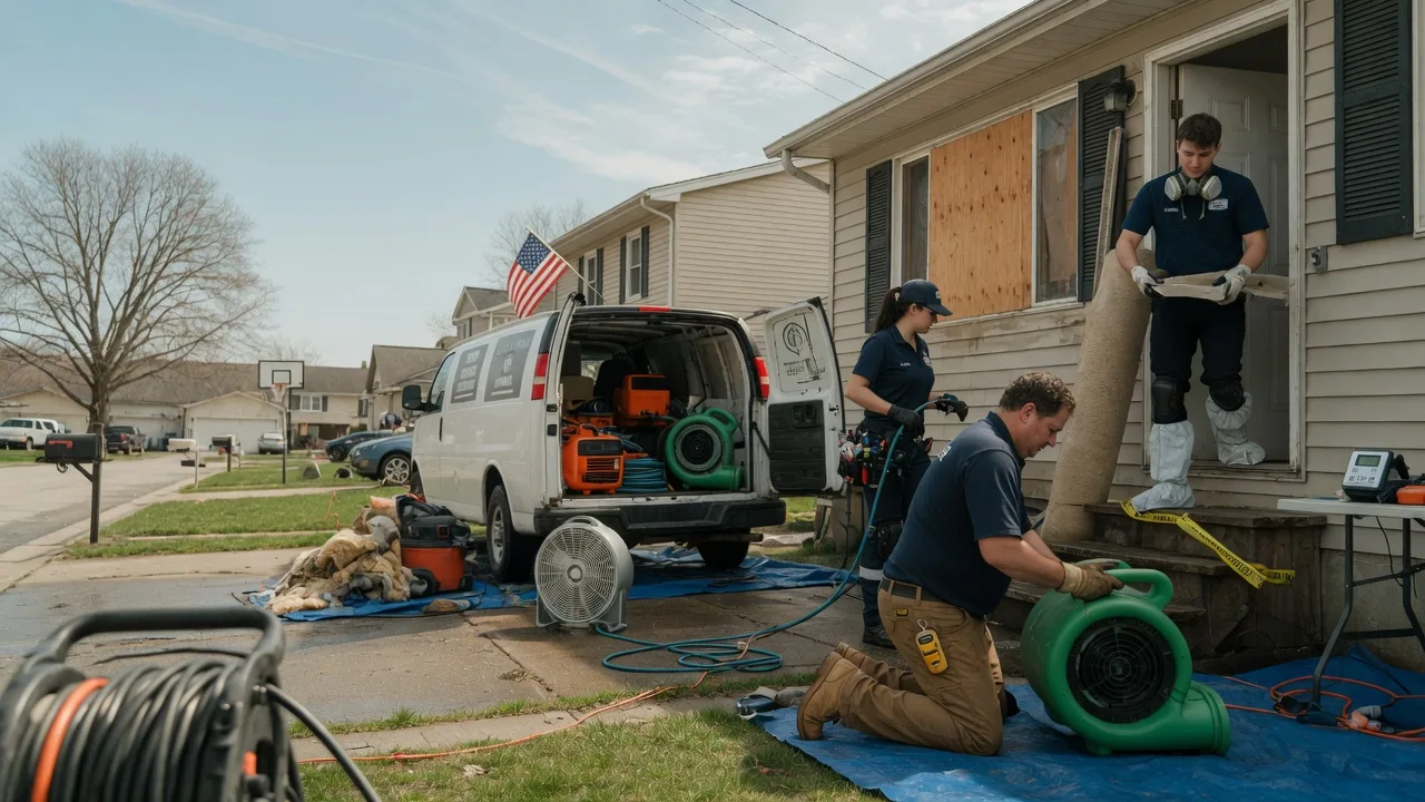 Water Damage Restoration in Reading, MI near me